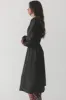 DEAL Sadie & Sage Mood Boost Black Long Sleeve Midi Dress sold by Amazing Lace