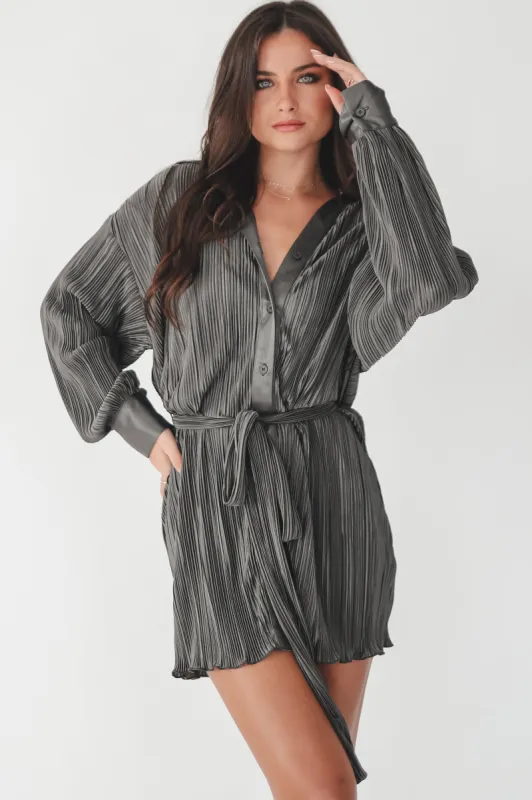 DEAL Out And About Button Up Collard Shirt Dress sold by Amazing Lace