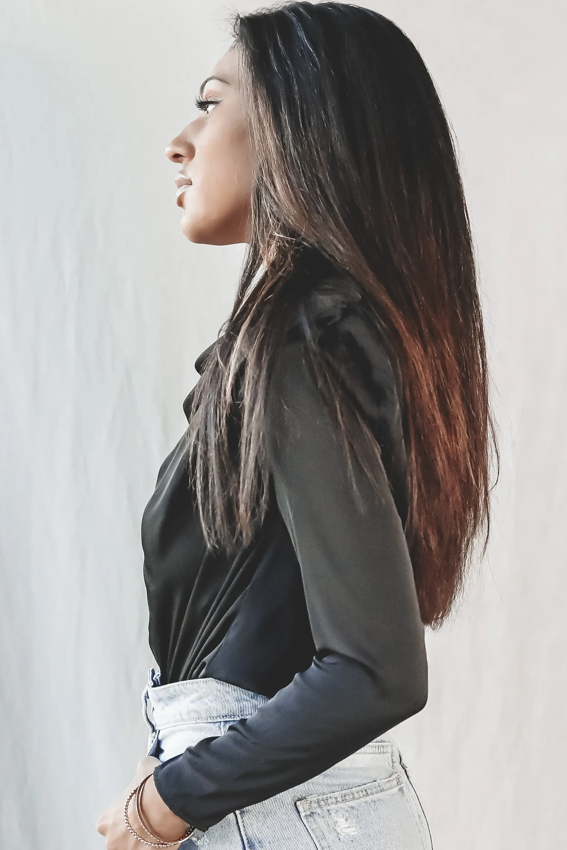 ASTR THE LABEL Blakely Black Bodysuit sold by Amazing Lace product image thumbnail 3