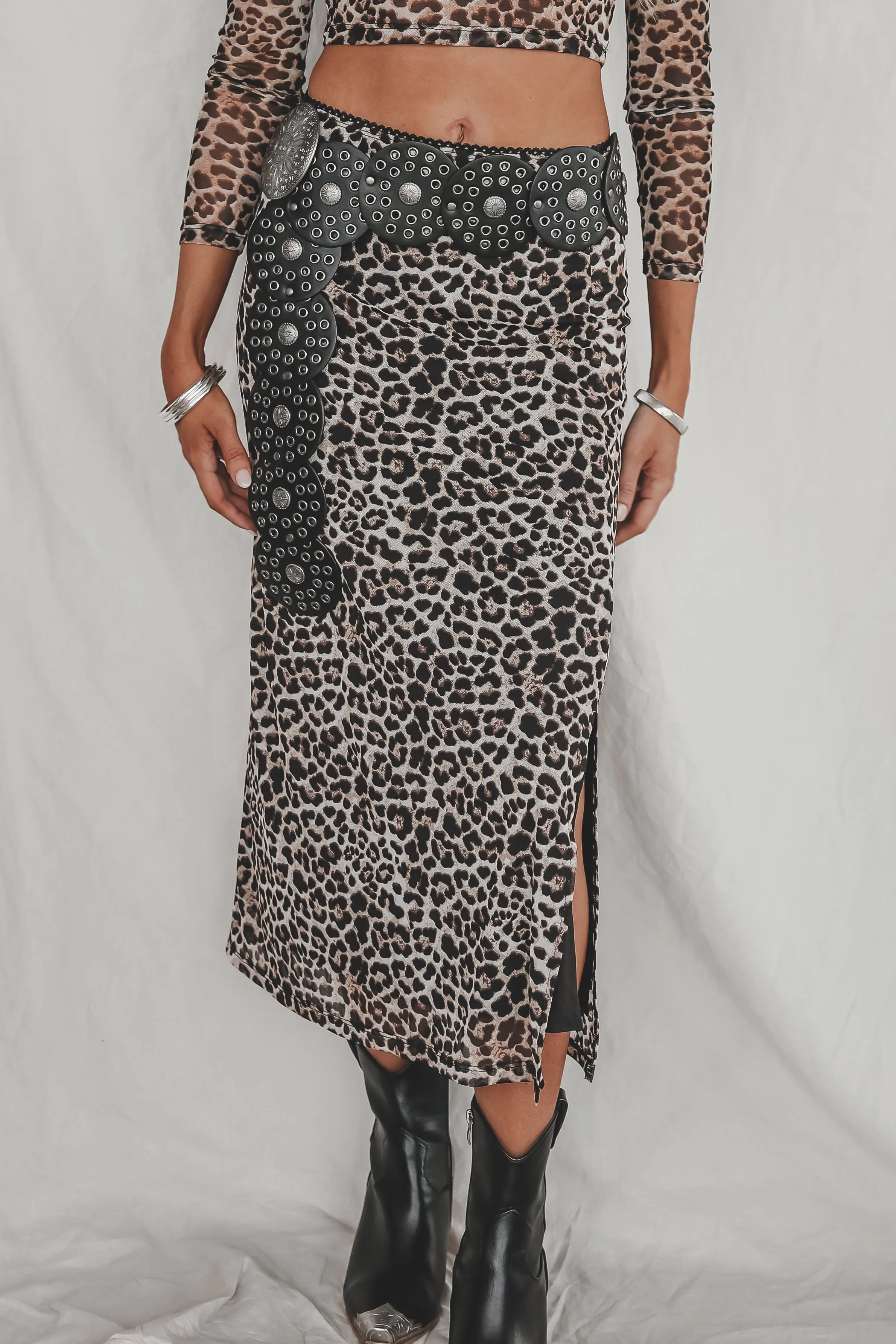 Wild About My Outfit Mesh Midi Skirt sold by Amazing Lace