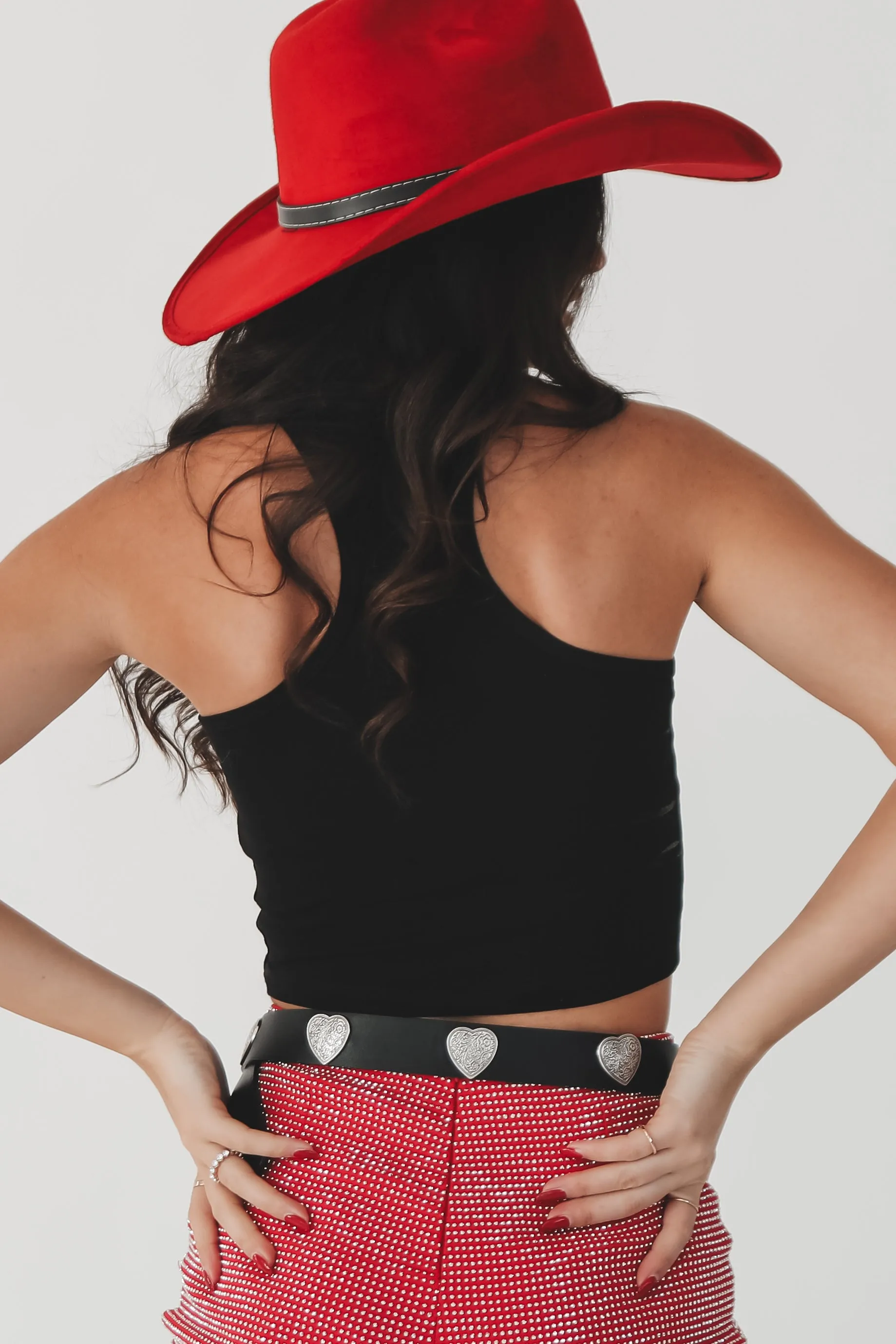 DEAL Looking For Love Graphic Western Cropped Tank sold by Amazing Lace product image thumbnail 4