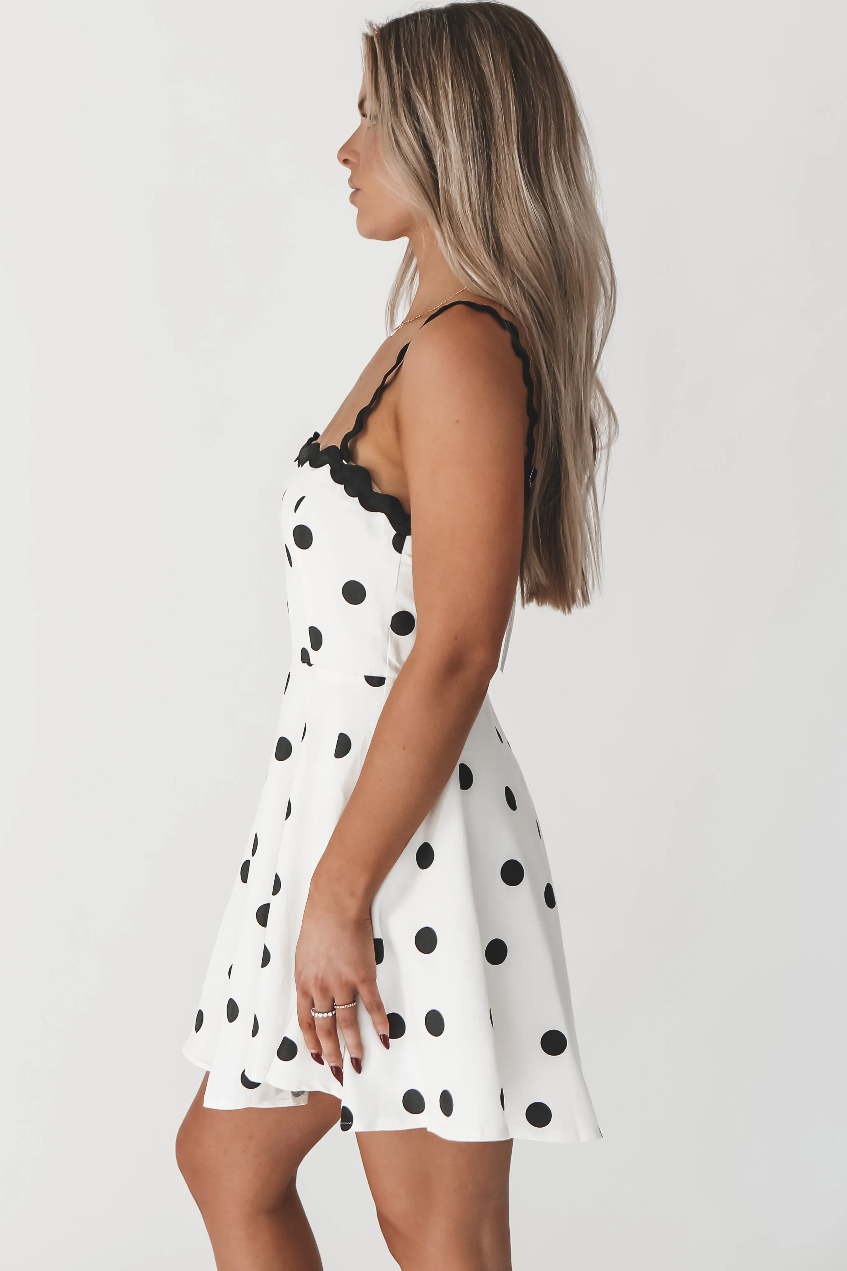 DEAL Nobody Pinch Me Black And White Polka Dot Dress sold by Amazing Lace product image thumbnail 2