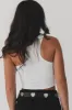 Rodeo White Western Graphic Cropped Fitted Tank sold by Amazing Lace