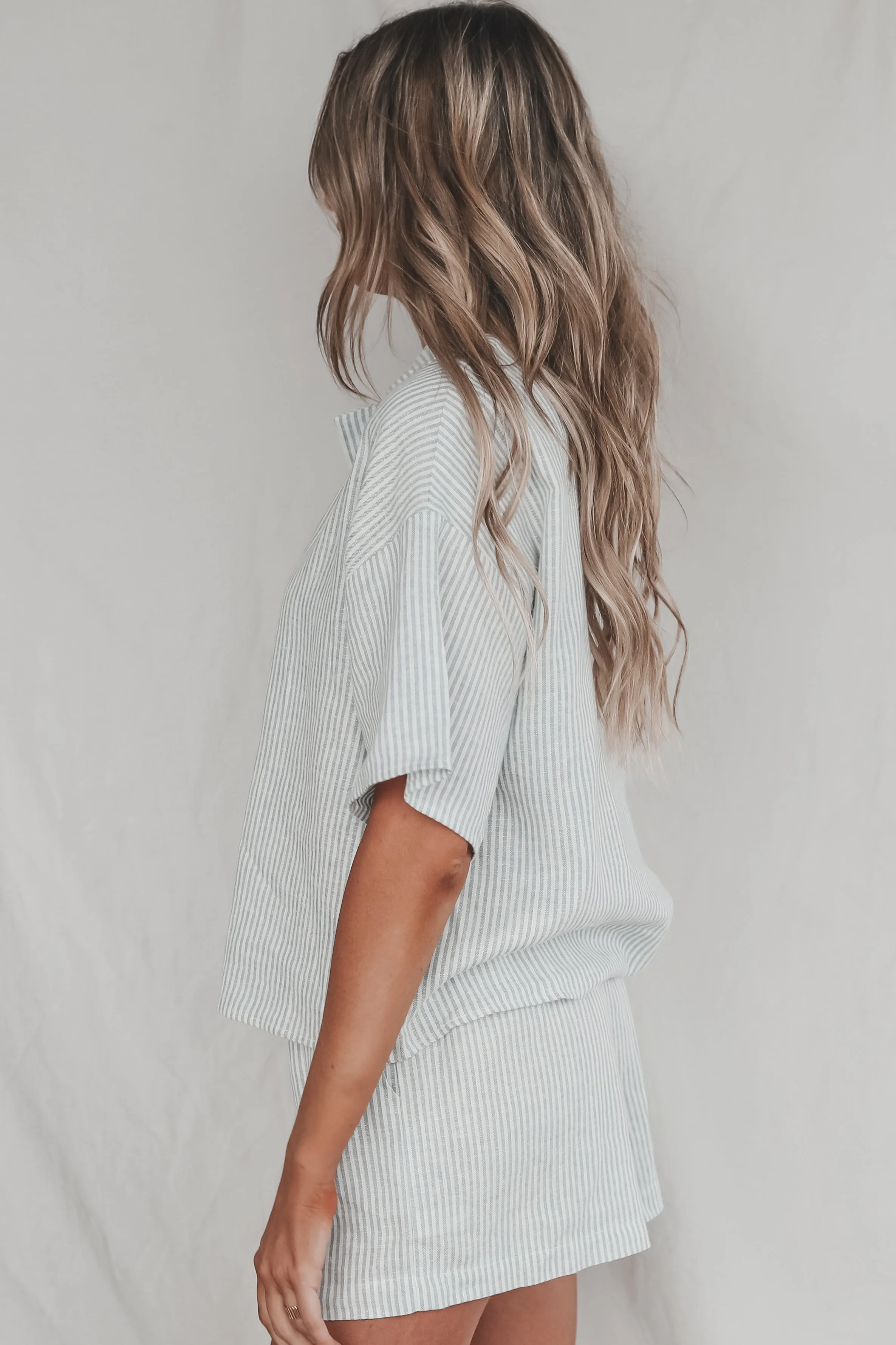 Having A Boat Day Striped Button Up Top sold by Amazing Lace product image thumbnail 4