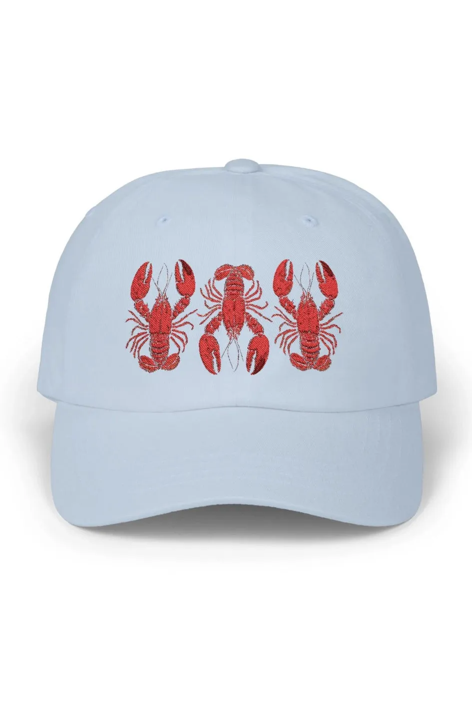 Fisherman Aesthetic Coastal Lobster Embroidered Dad Cap sold by Amazing Lace