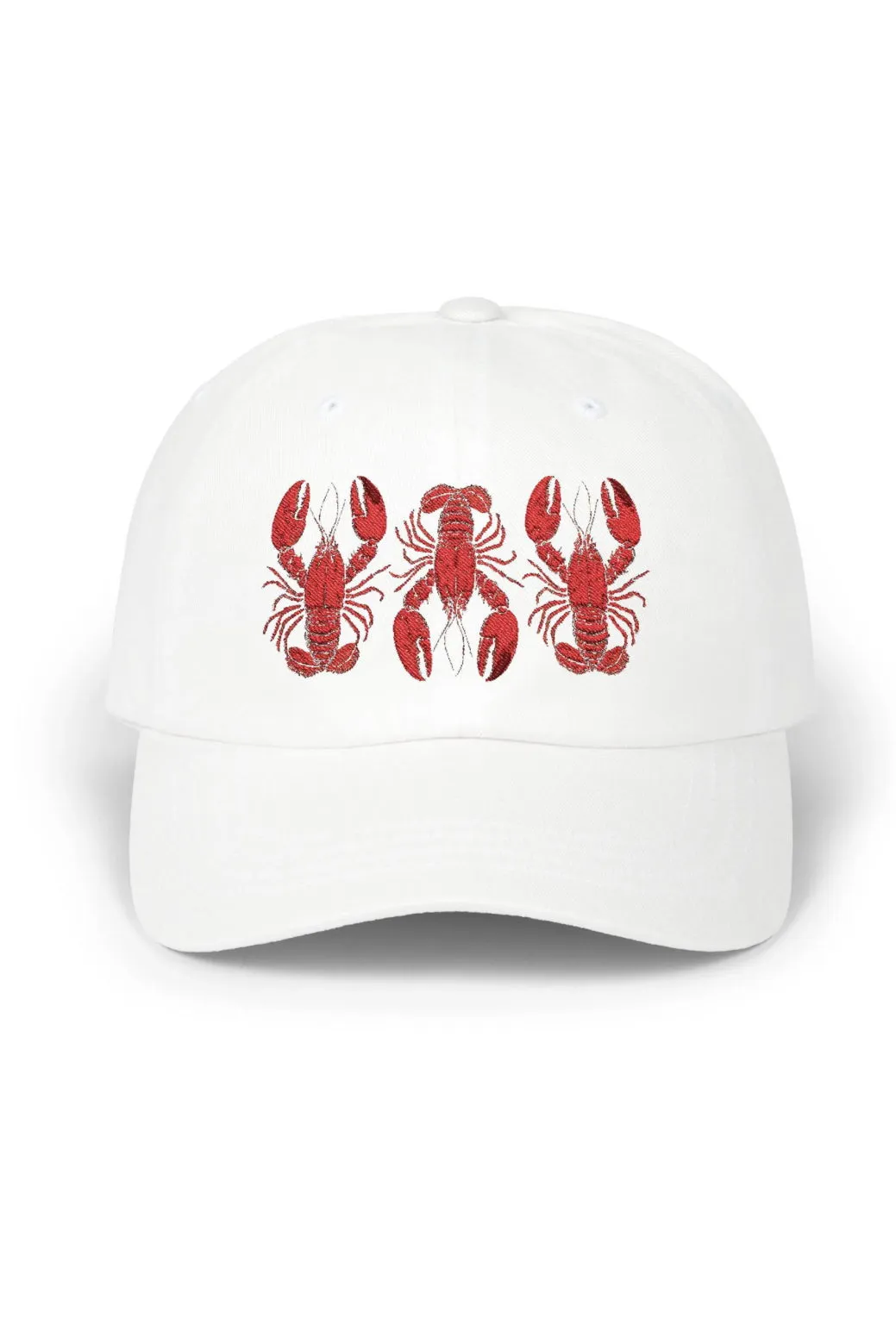 Fisherman Aesthetic Coastal Lobster Embroidered Dad Cap sold by Amazing Lace product image thumbnail 5