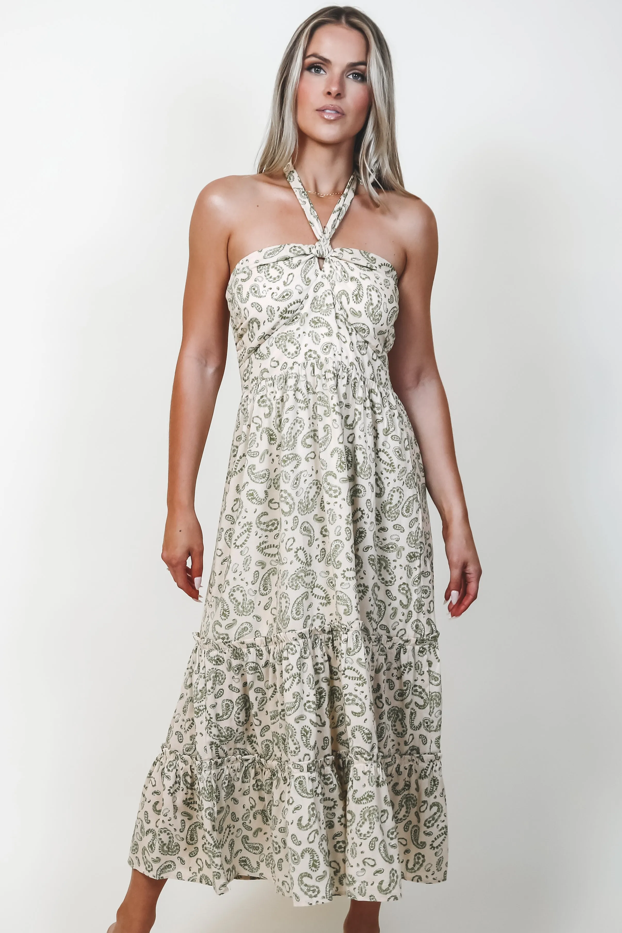 Take Me To A Resort Printed Midi sold by Amazing Lace