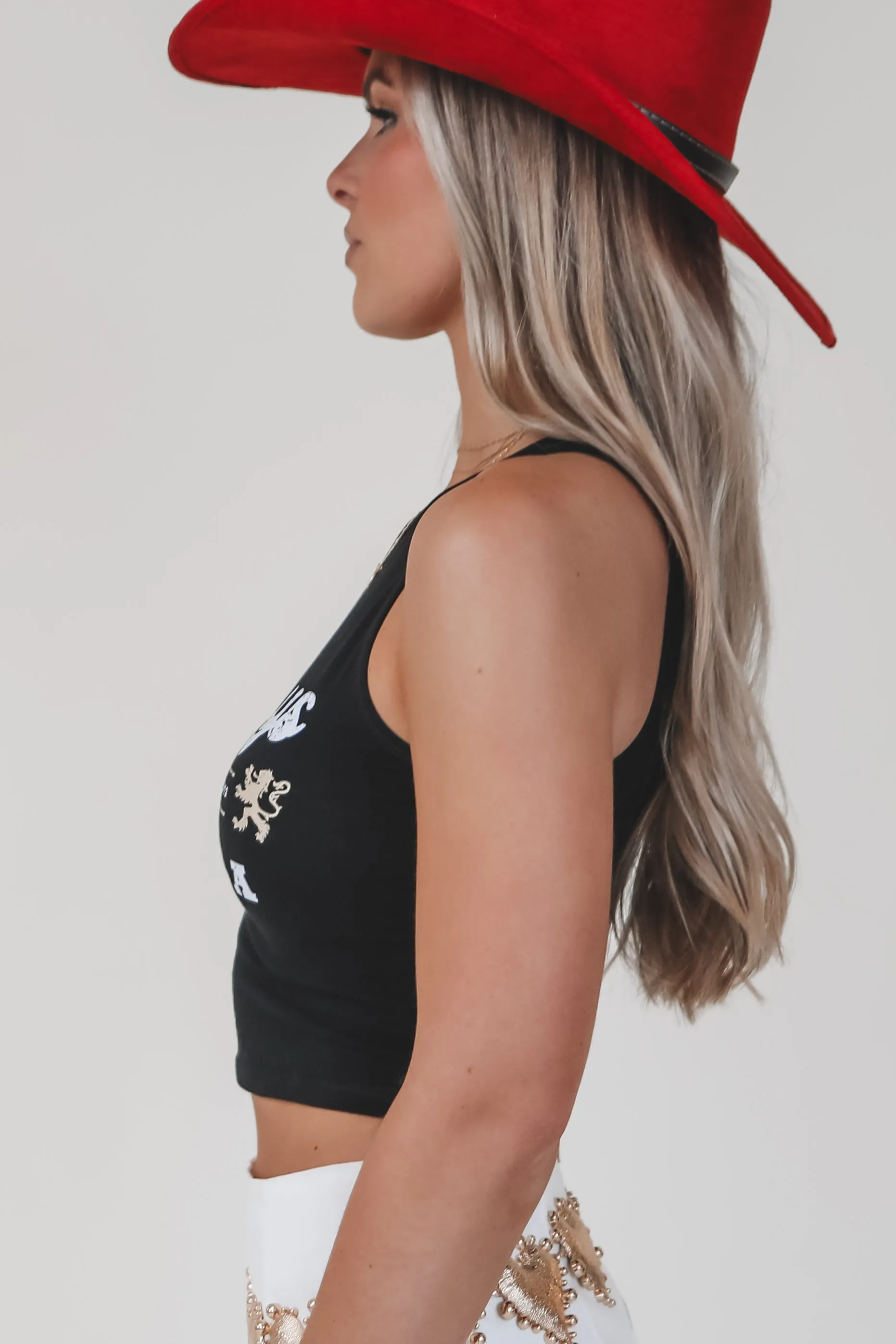 Cowboys & Tequila High Neck Country Western Graphic Top sold by Amazing Lace product image thumbnail 3