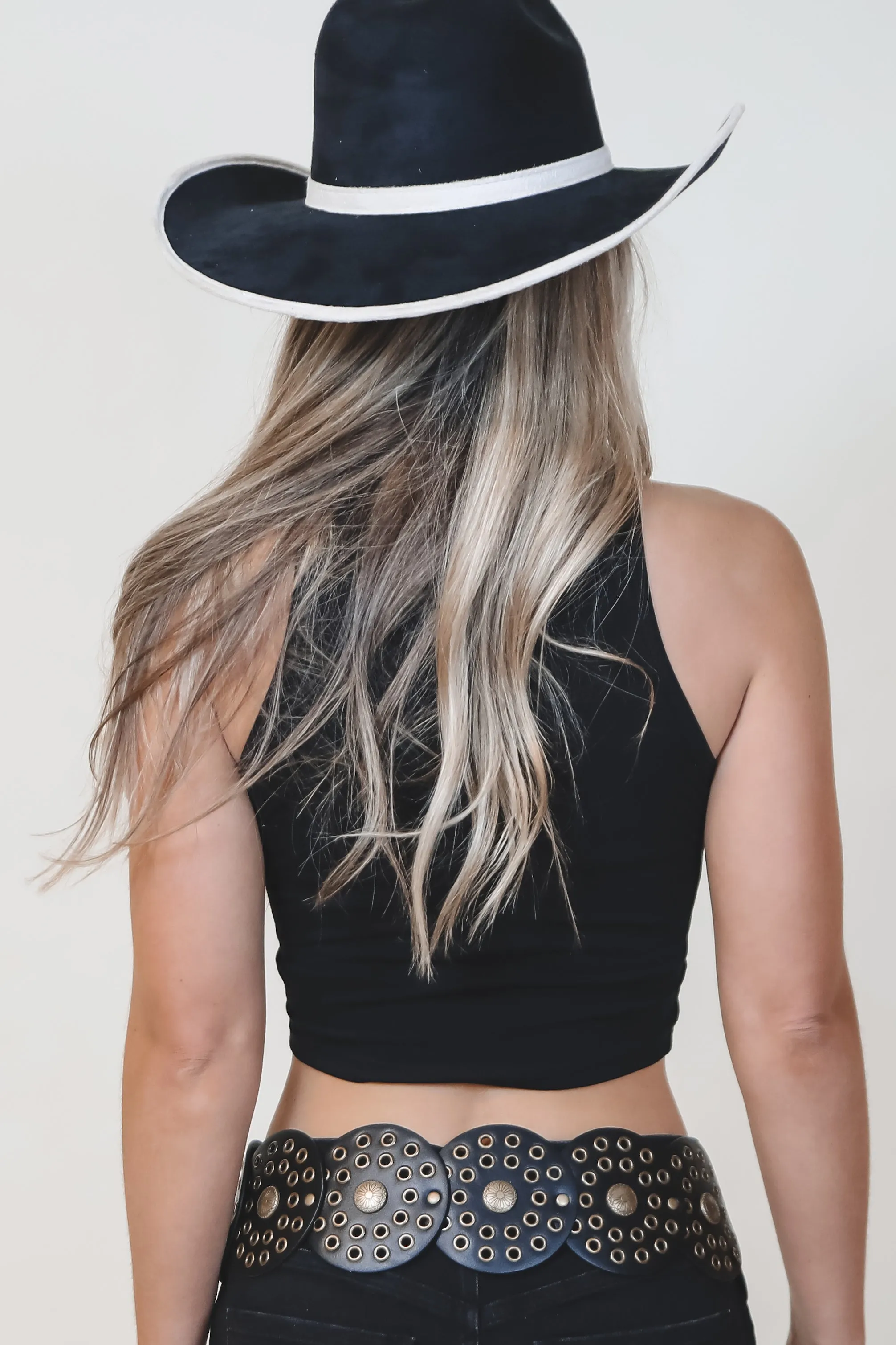 Can I Get A Yeehaw Western Rodeo Graphic High Neck Tank sold by Amazing Lace product image thumbnail 2