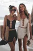 Always Wishing For Florals Black Cutout Crop And Lace Skirt Set sold by Amazing Lace