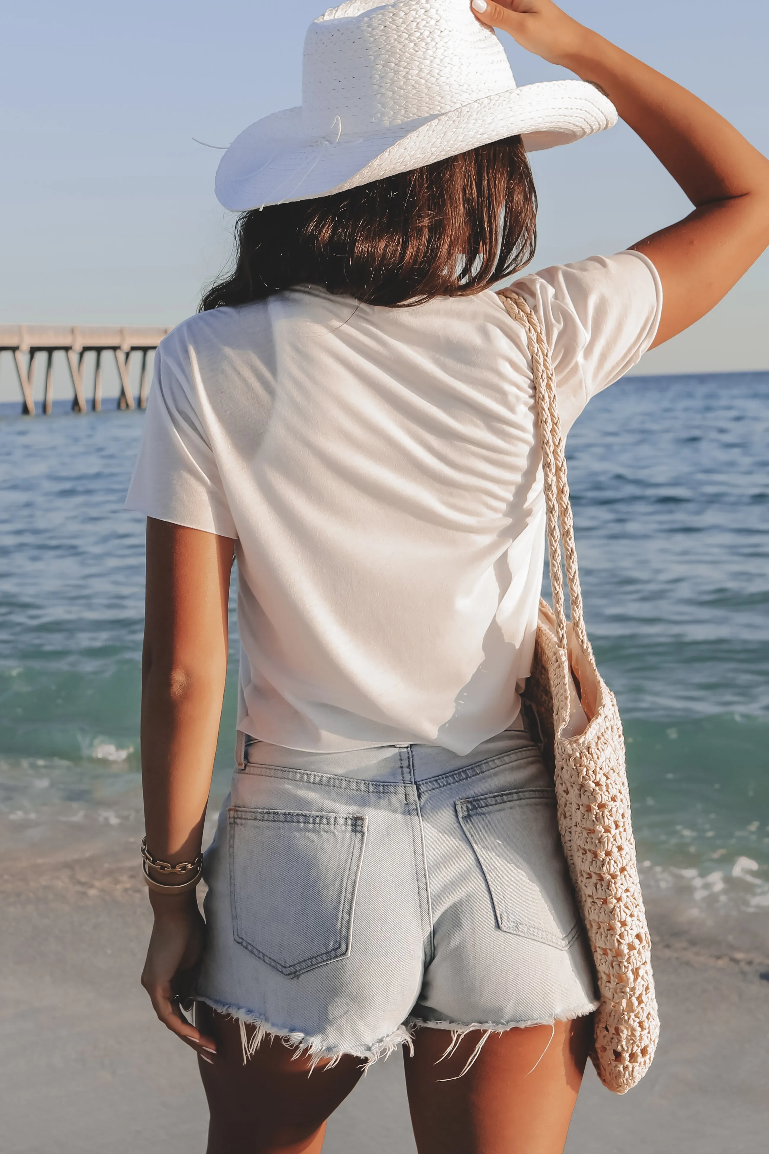 Locals Only Short Sleeve Loose Fit Cropped Tee sold by Amazing Lace product image thumbnail 2