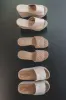 Woke Up By The Waves Woven Natural Slides sold by Amazing Lace