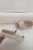 Woke Up By The Waves Woven Natural Slides sold by Amazing Lace