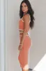 Bout To Catch A Flight Sunset Midi Skirt Set sold by Amazing Lace
