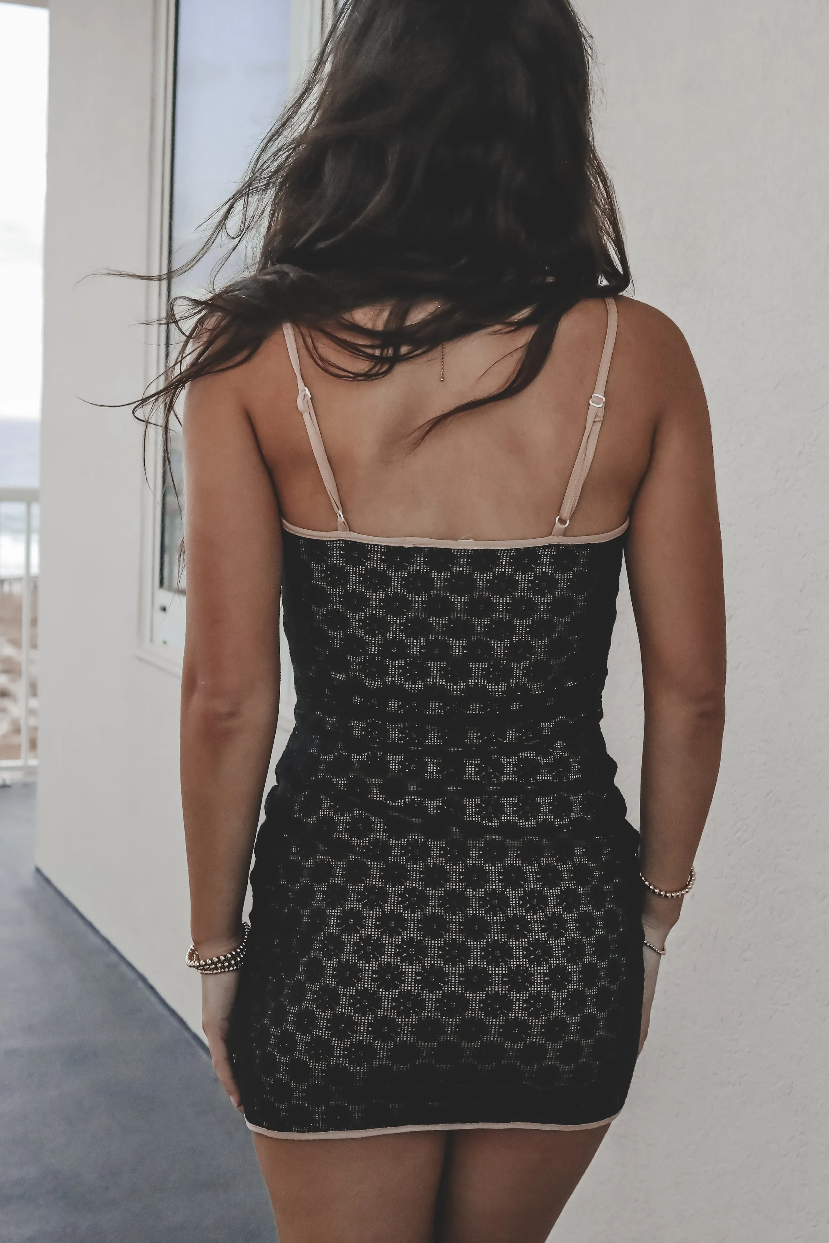 DEAL Wishing For Florals Black Lace Mini Dress sold by Amazing Lace product image thumbnail 3