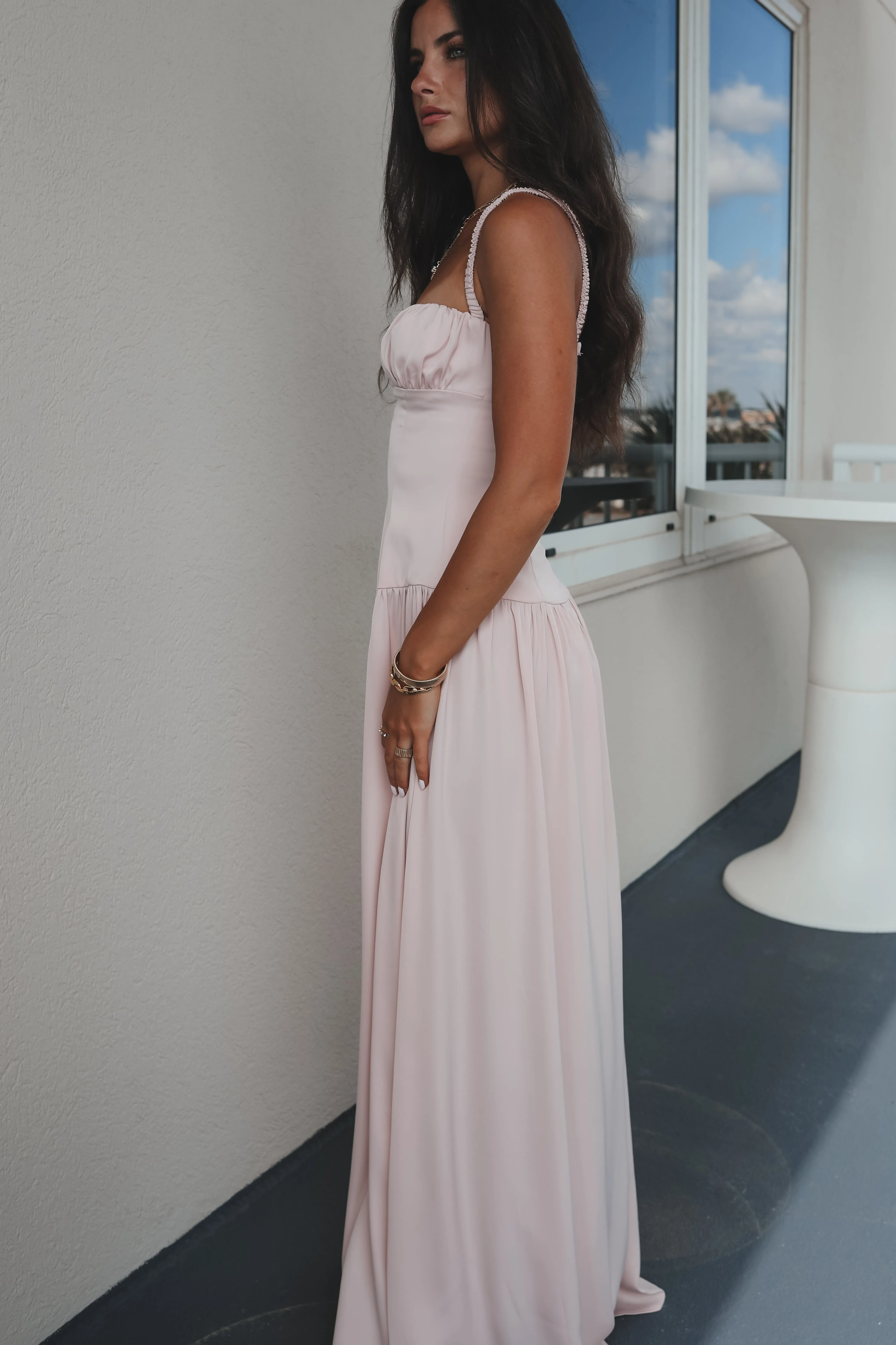 A Blushing Babe Blush Maxi Dress sold by Amazing Lace product image thumbnail 3