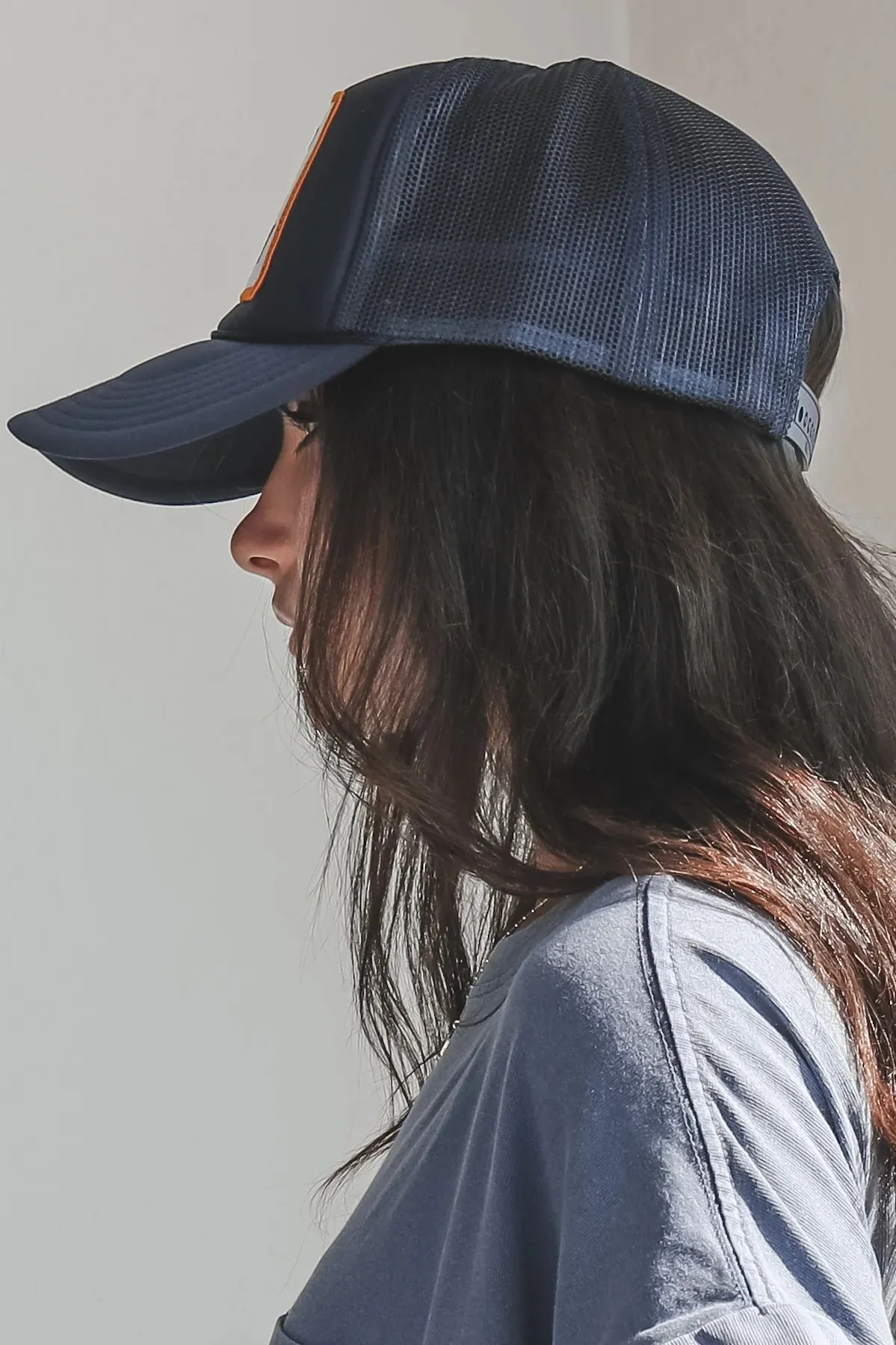 Keep It Salty Navy Patch Trucker Hat sold by Amazing Lace product image thumbnail 4