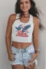 Made In American Patriotic Eagle Graphic Tank sold by Amazing Lace
