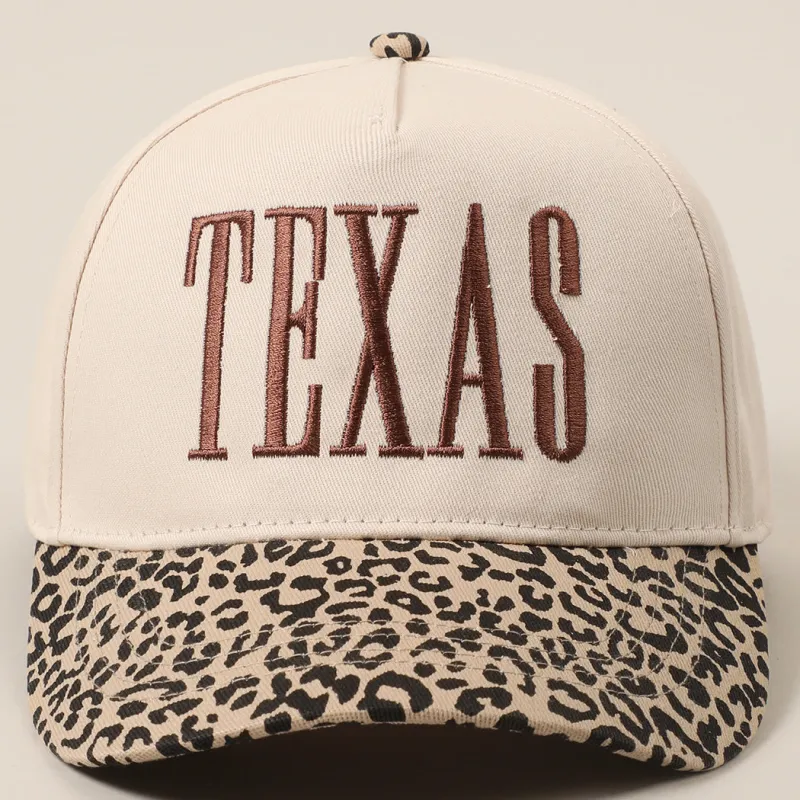 She's Probably In Texas Leopard Trucker Hat sold by Amazing Lace