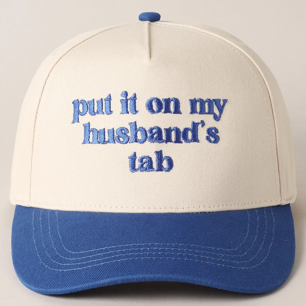Put It on My Husbands Tab Trucker Hat sold by Amazing Lace product image thumbnail 4