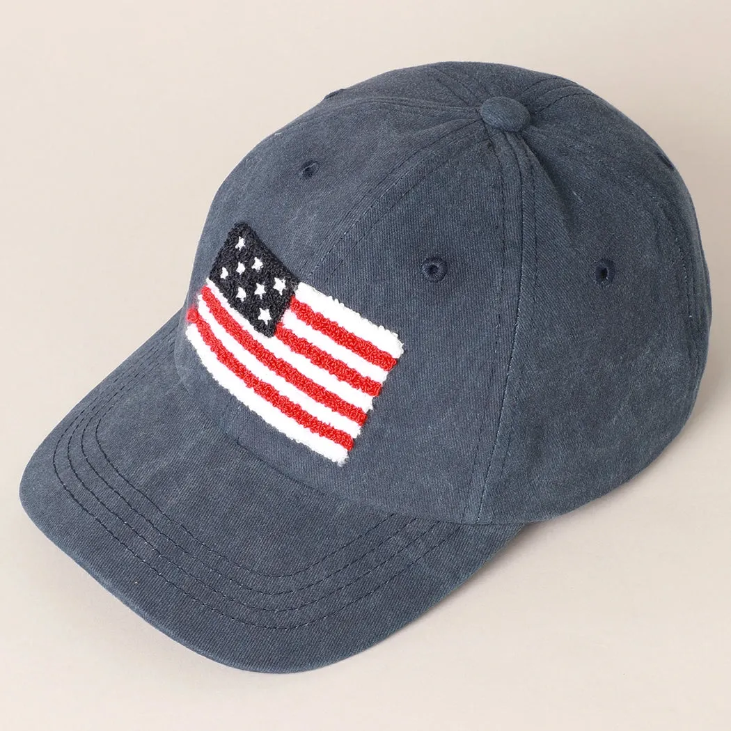 American Flag Patch Baseball Hats sold by Amazing Lace product image thumbnail 2