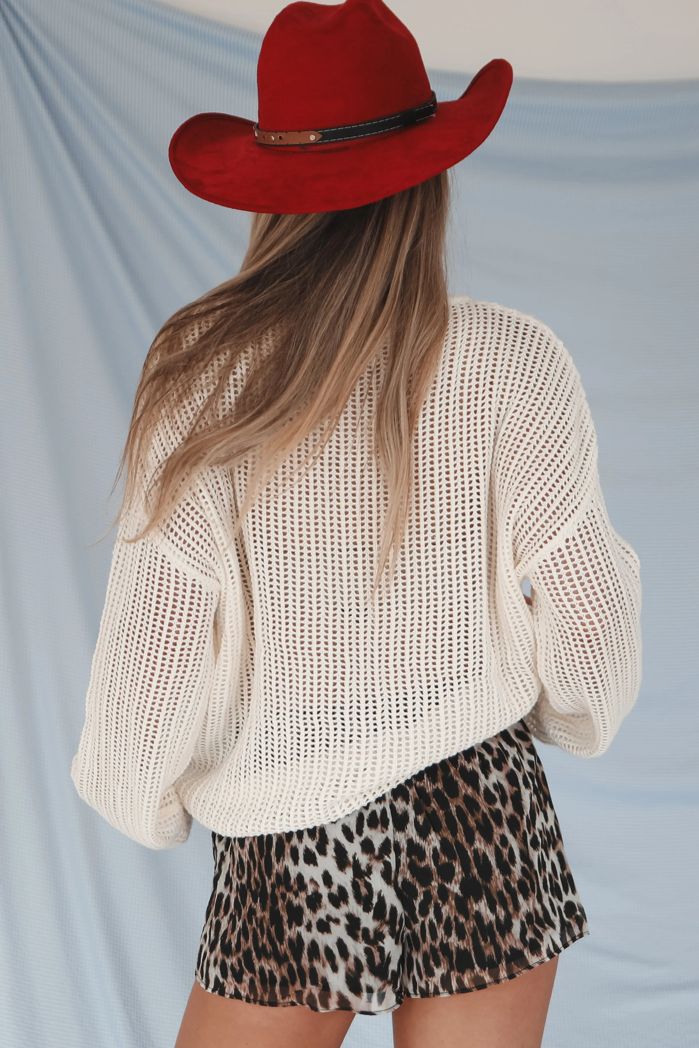 Red White And Looks Good On You Crochet America Flag Sweater sold by Amazing Lace product image thumbnail 3