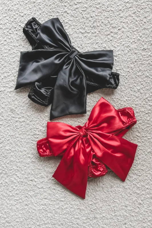 A Gift Satin Bow Panties sold by Amazing Lace