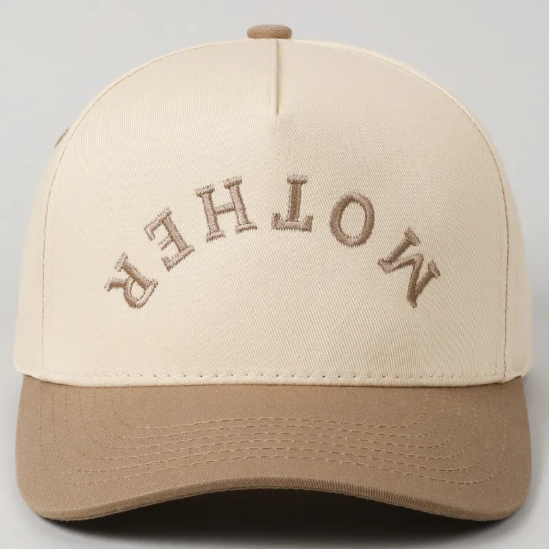 Mother Upside Down Embroidered Taupe Tracker Hat sold by Amazing Lace