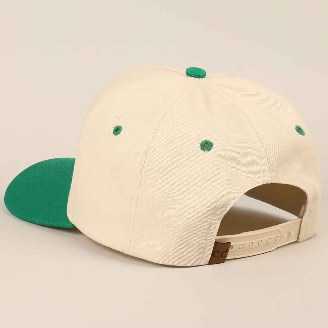 Rodeo Green Two Toned Snap Back Embroidery Trucker Hat sold by Amazing Lace product image thumbnail 4