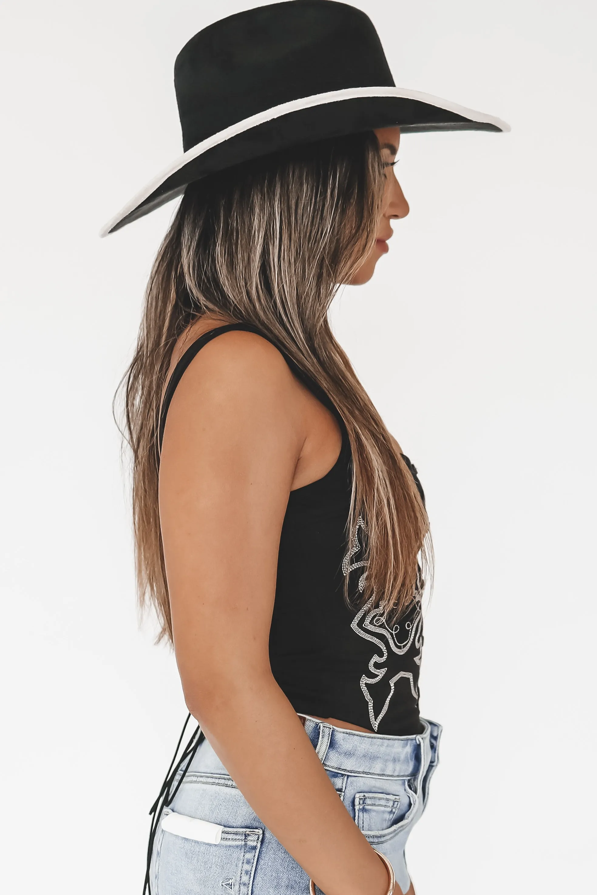 Saddle Up Sweetie Suede Corset Western Too sold by Amazing Lace product image thumbnail 3