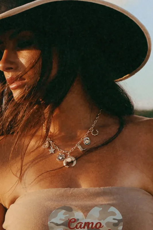 My Golden Hour Gold Western Style Charm Necklace sold by Amazing Lace