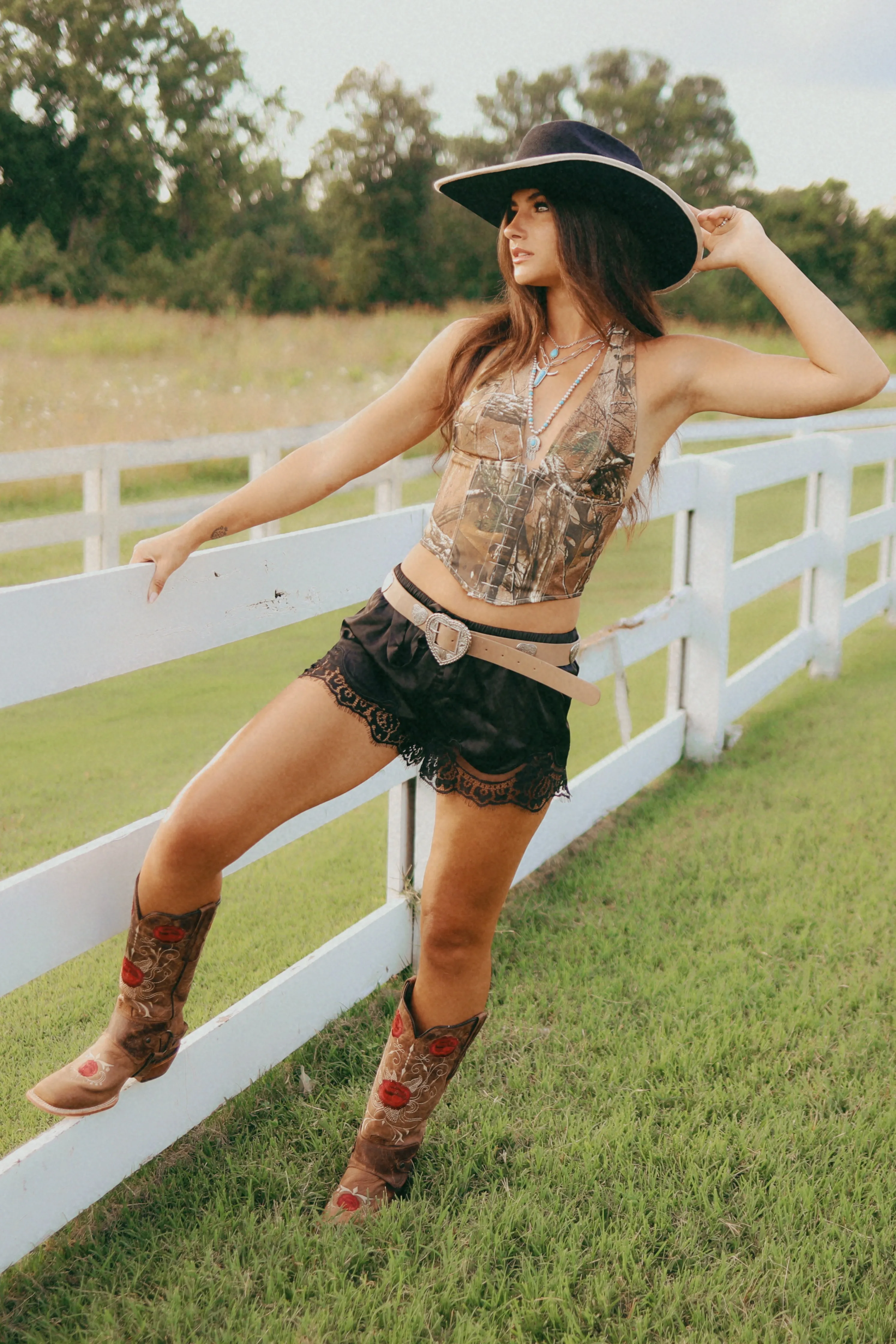 Out West Silver And Turquoise Layered Necklace sold by Amazing Lace product image thumbnail 2