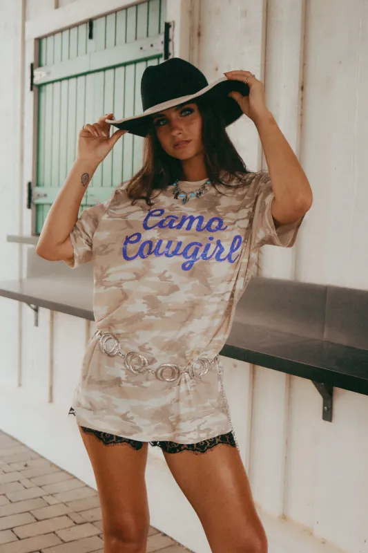 Camo Cowgirl Graphic Tee sold by Amazing Lace