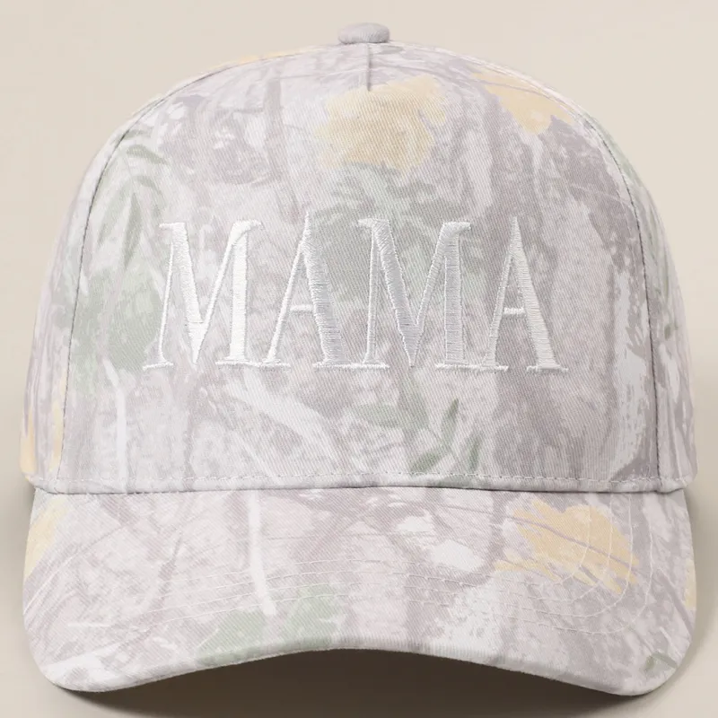MAMA Embroidered Real Tree Camo Baseball Cap sold by Amazing Lace