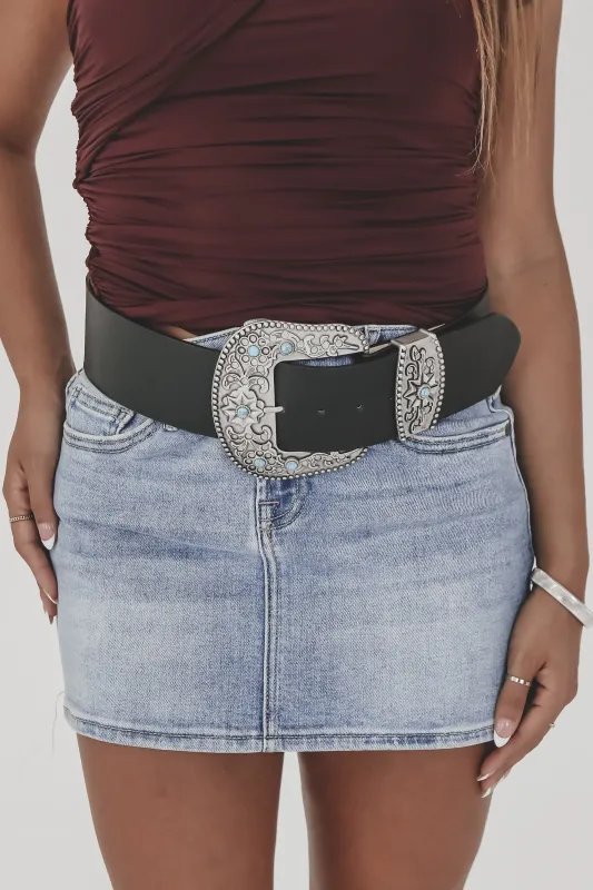 Woke Up Country Wide Statement Belt sold by Amazing Lace