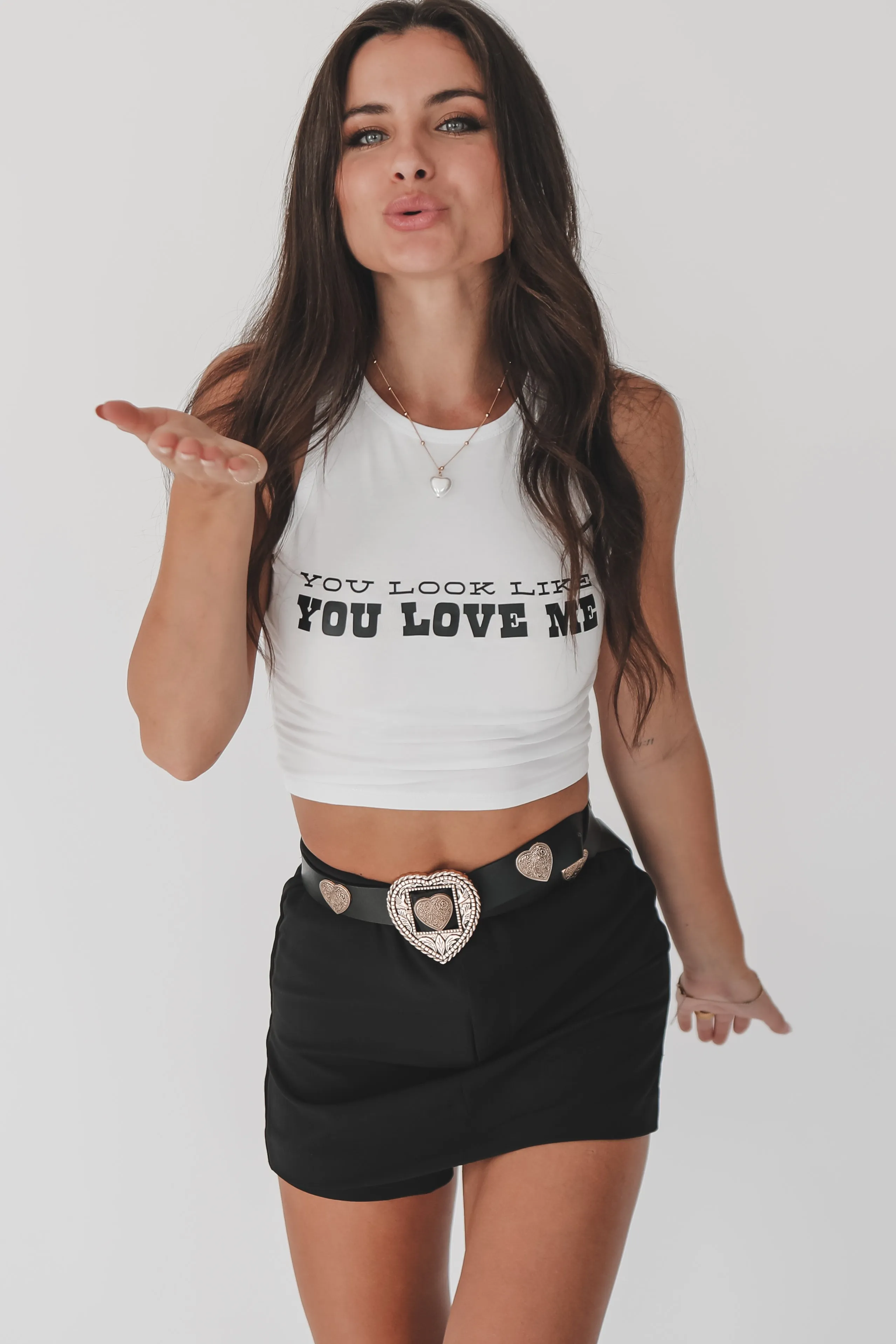 🎁 You Look Like You Love Me Concert Graphic High Neck Tank Top (100% off) sold by Amazing Lace product image thumbnail 3