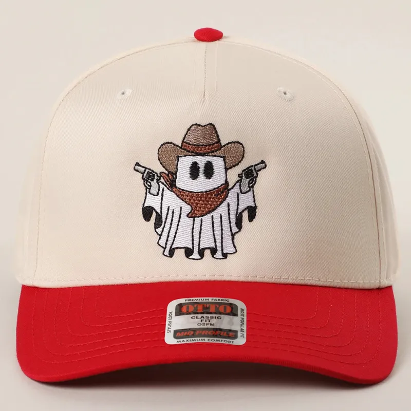 DEAL Cowboy Ghost Embroidered Western Trucker Hat sold by Amazing Lace