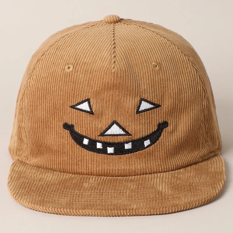 DEAL Halloween Jack O Lantern Corduroy Baseball Hat sold by Amazing Lace