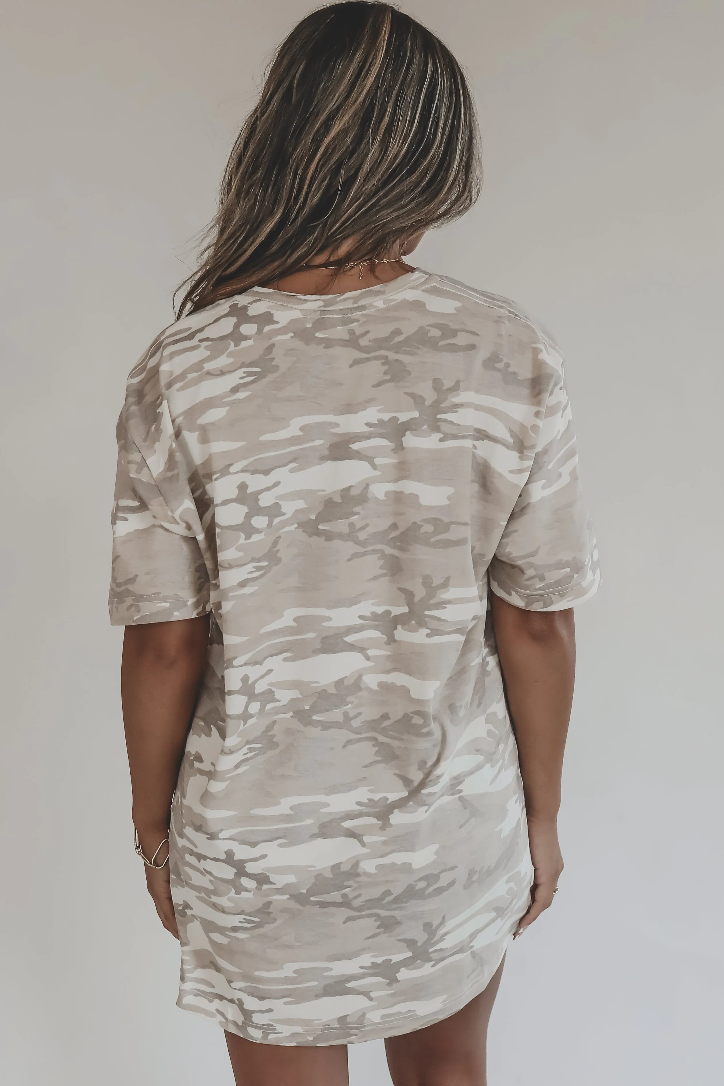 Darlin’ Beige Camo Print Tee sold by Amazing Lace product image thumbnail 2