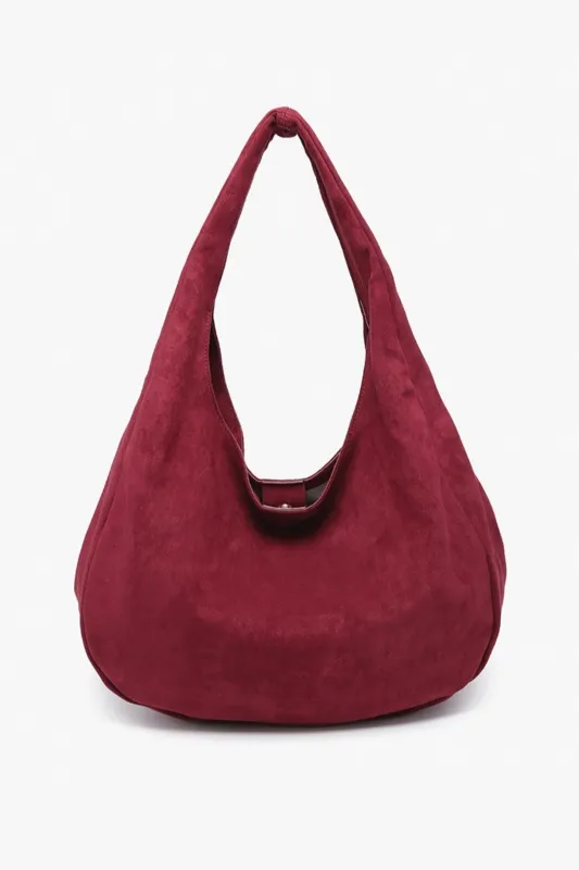 DEAL Cute And Practical Faux Suede Slouchy Shoulder Bag sold by Amazing Lace