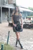 Brown Off The Shoulder Sweater Dress sold by Amazing Lace