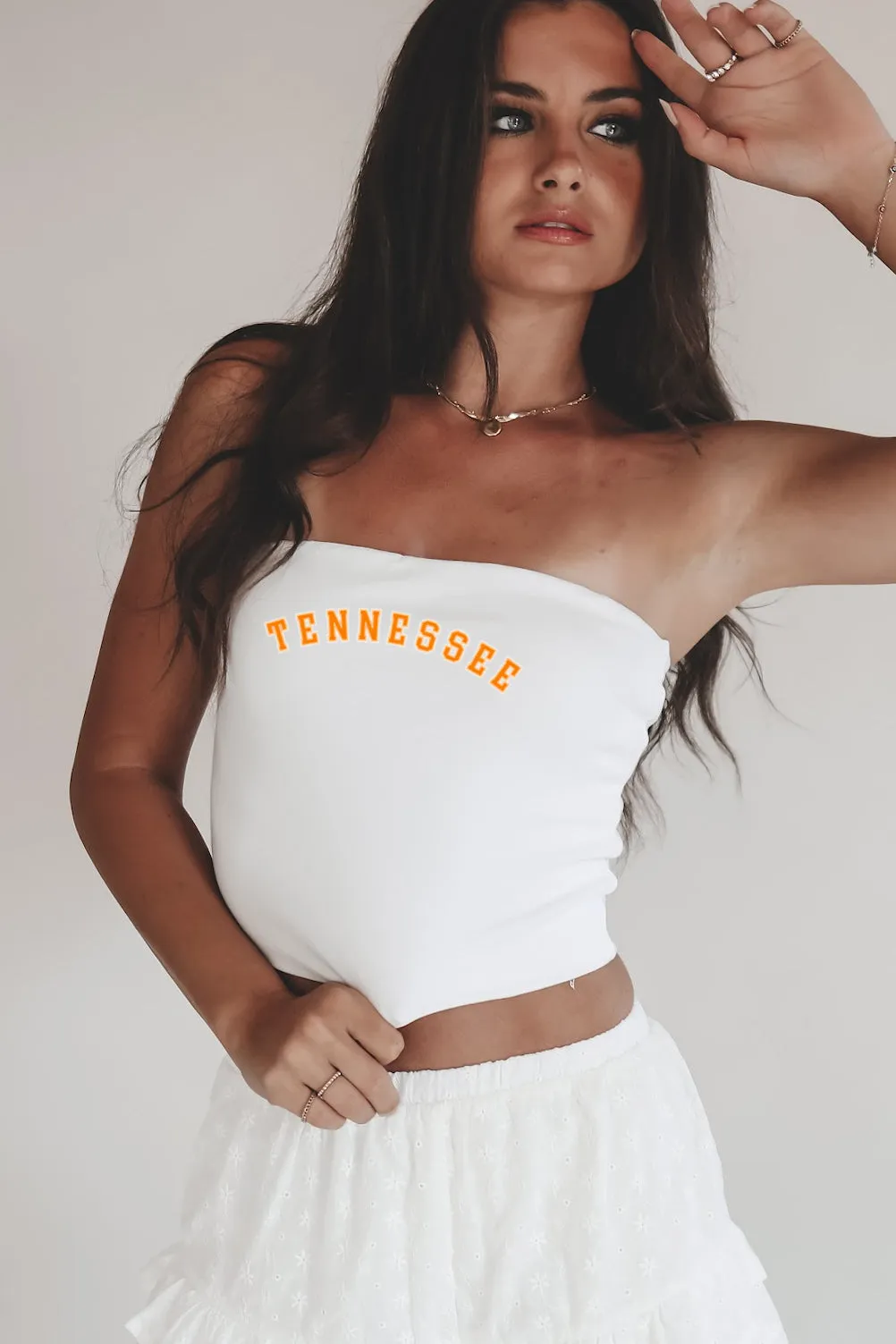 DEAL Tennessee Vols College Spirit Double Lined Tube Top sold by Amazing Lace