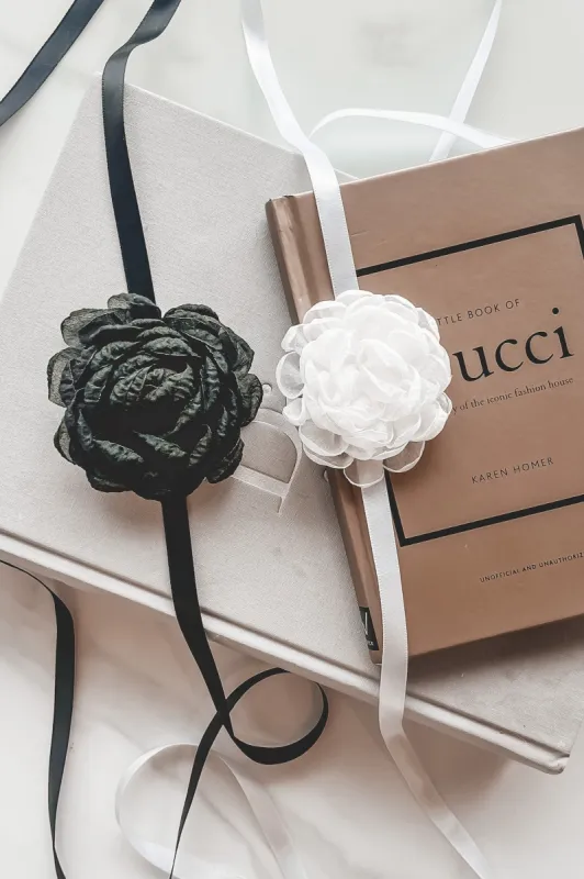 Floral And Flirty Tie Choker sold by Amazing Lace