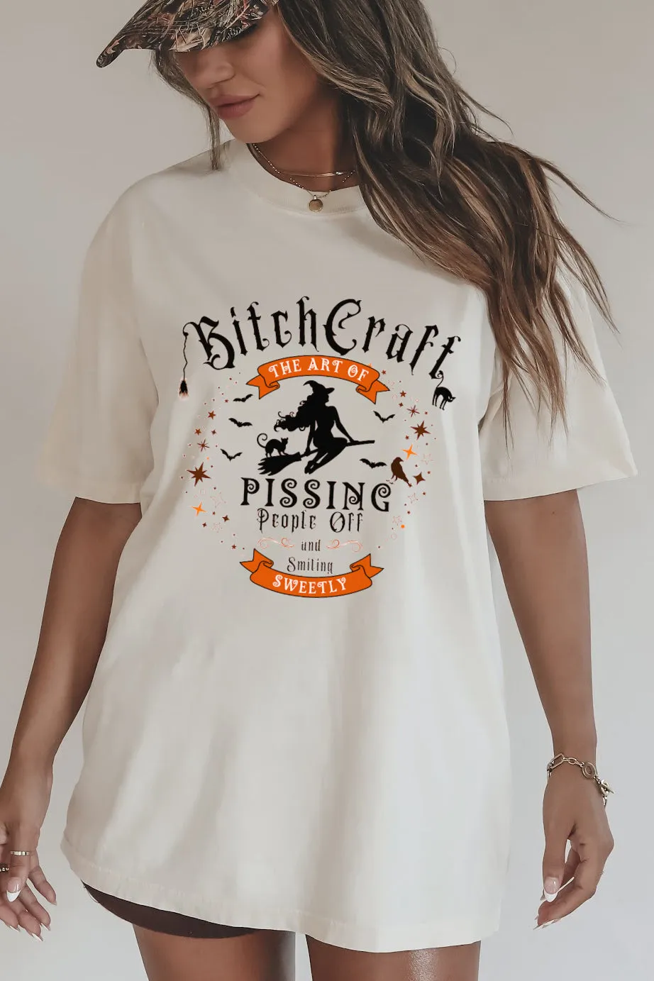 BitchCraft The Art Of Pissing People Off Funny Halloween Graphic Comfort Color Tee sold by Amazing Lace