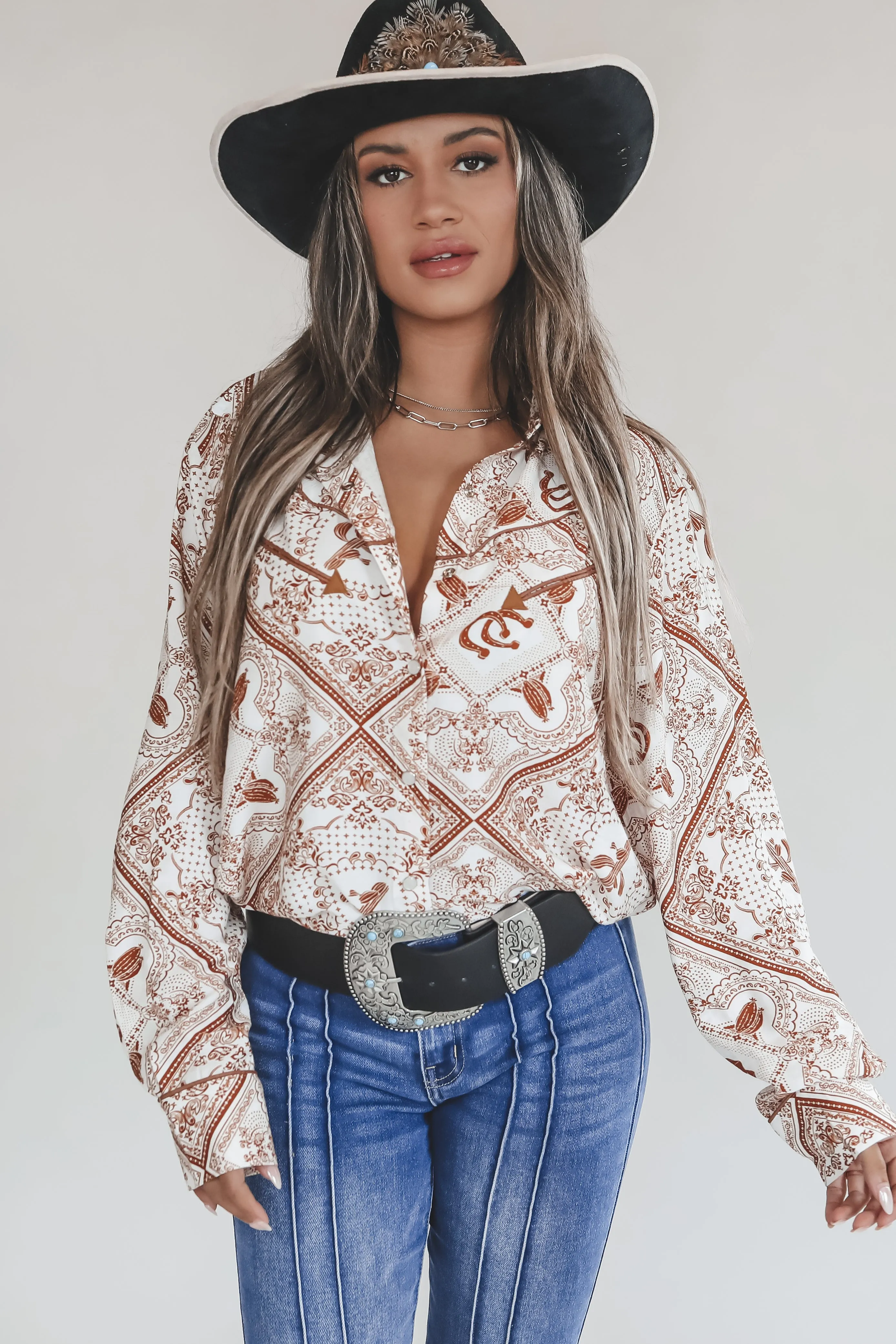 Cowgirl Up Sweetie Pearl Snap Shirt sold by Amazing Lace product image thumbnail 3