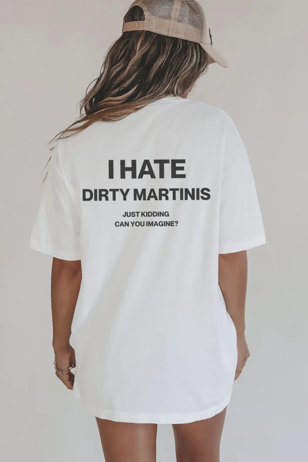 I Hate Dirty Martinis Just Kidding Comfort Colors Unisex Graphic Tee sold by Amazing Lace