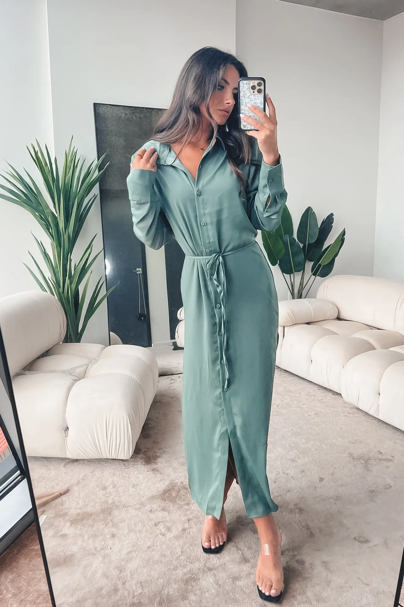 DEAL Bet On You Button Up Maxi Dress sold by Amazing Lace product image thumbnail 5