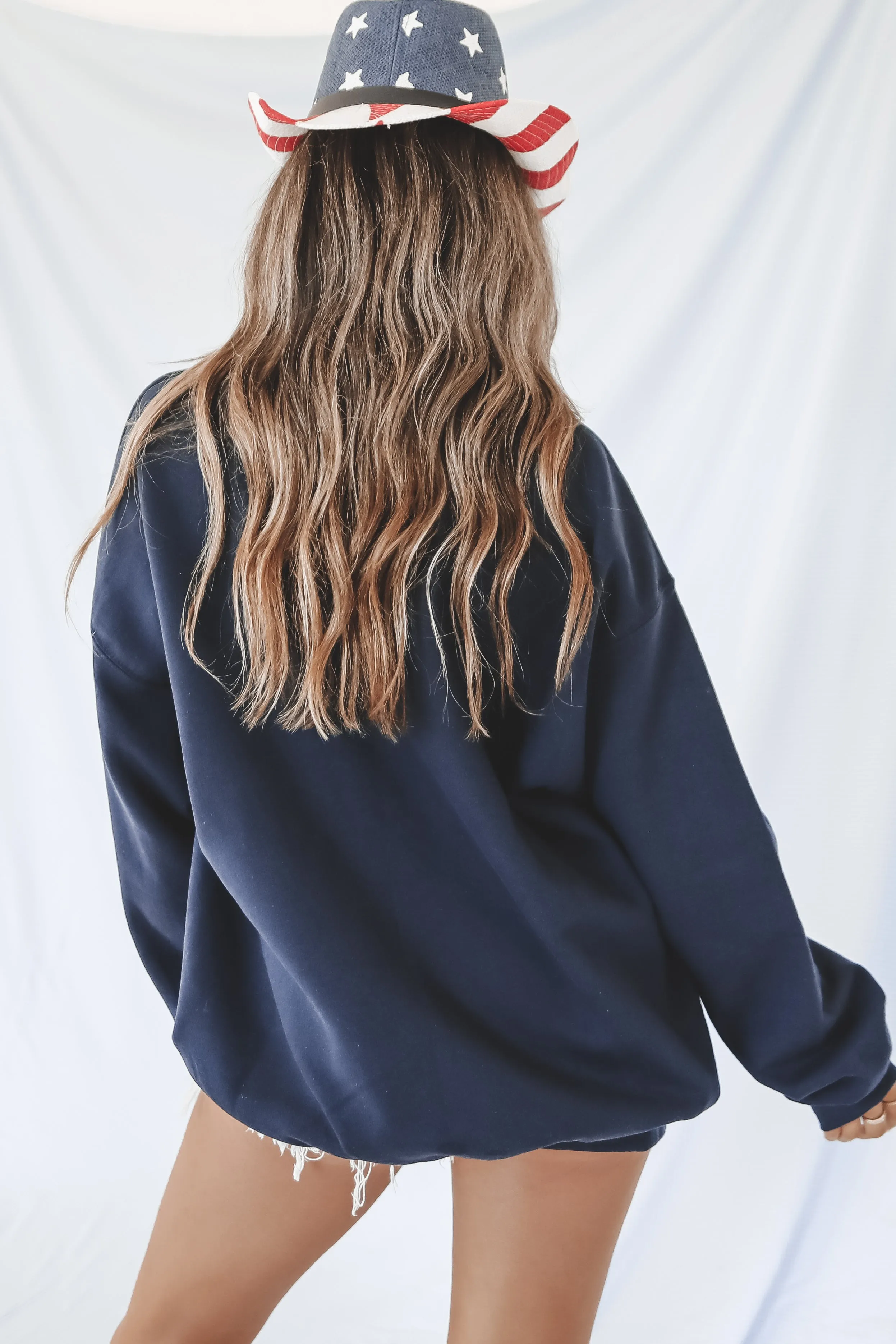 USA Distressed Sweatshirt sold by Amazing Lace product image thumbnail 3