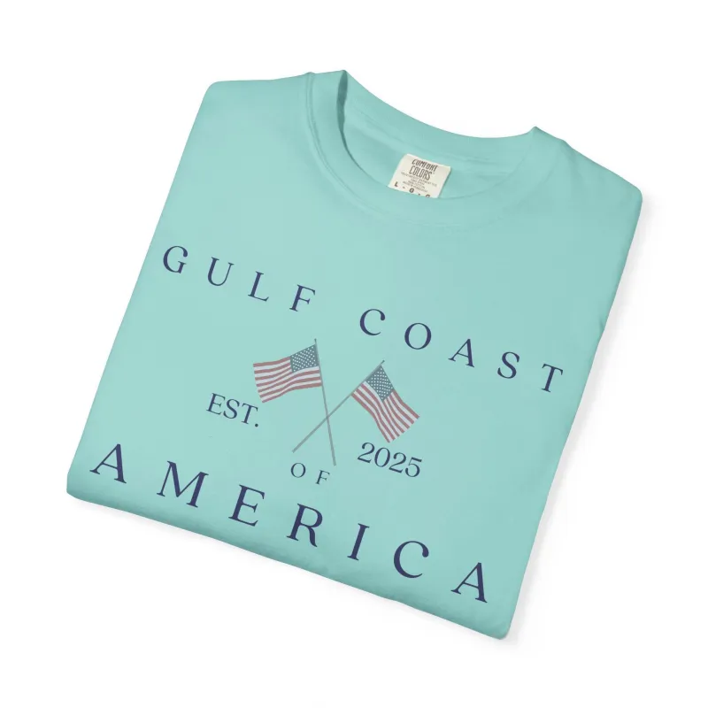 The Gulf Coast America T-Shirt — Preppy Vintage American Flag Tee made by Amazing Lace