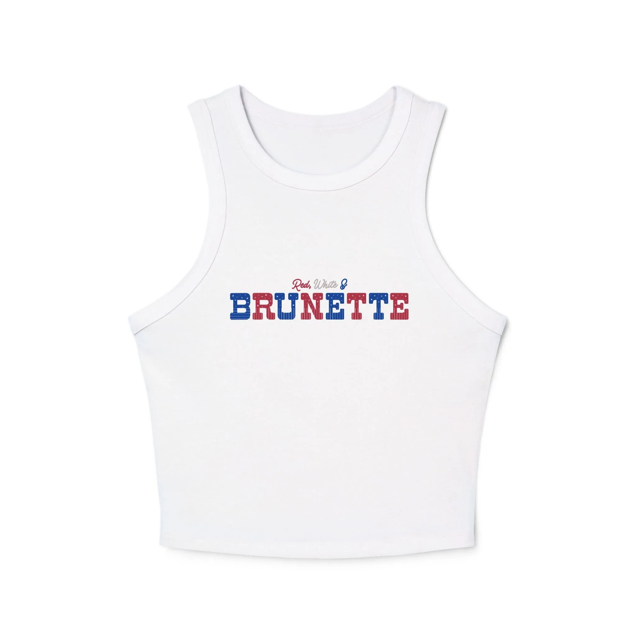 Red White & Brunette Tank Top sold by Amazing Lace product image thumbnail 2
